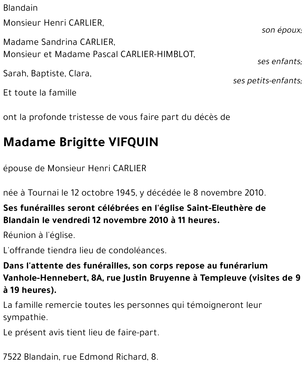 Brigitte VIFQUIN