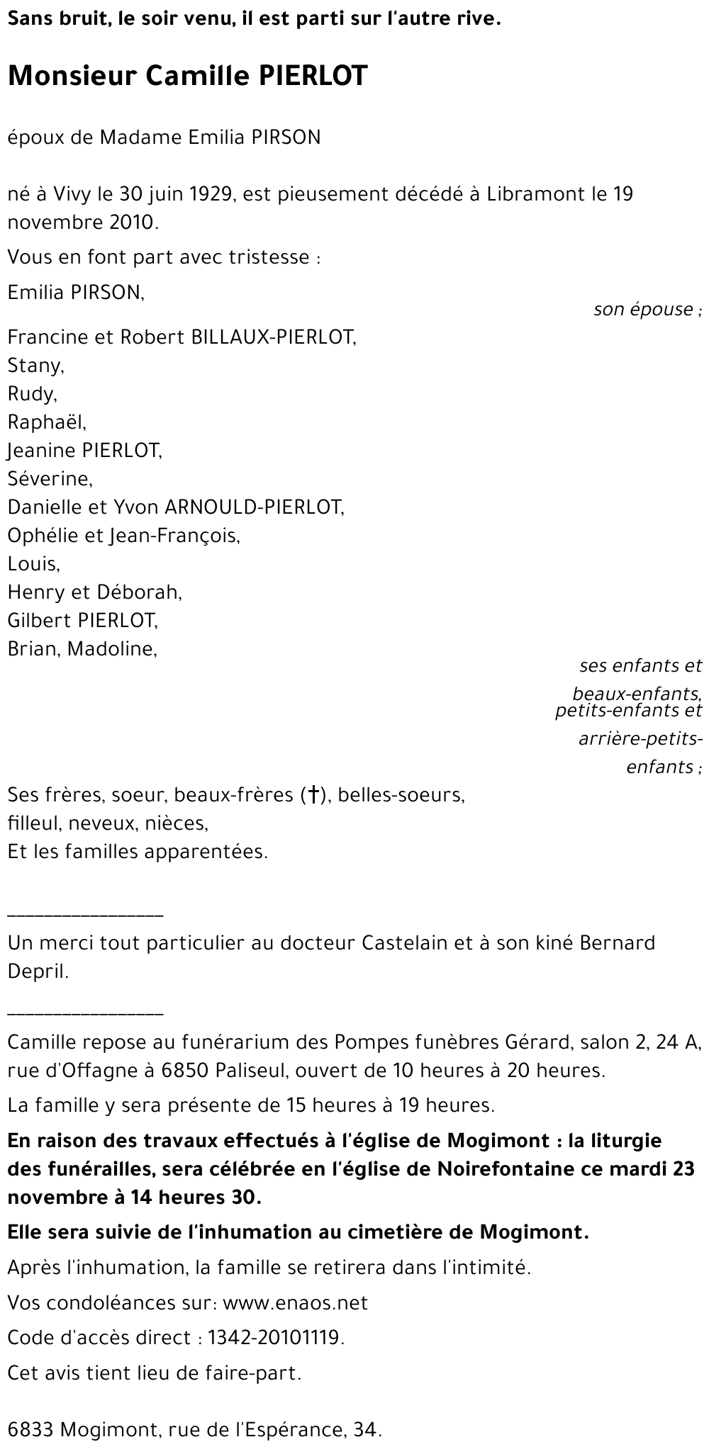 Camille PIERLOT