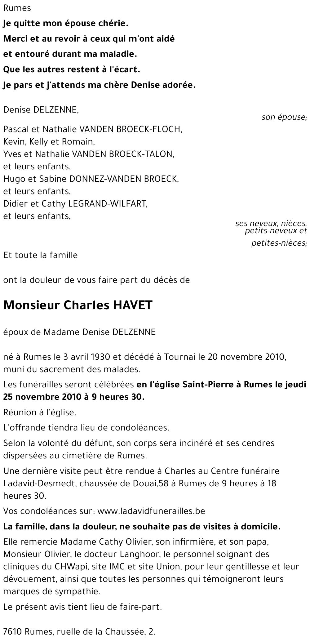 Charles HAVET