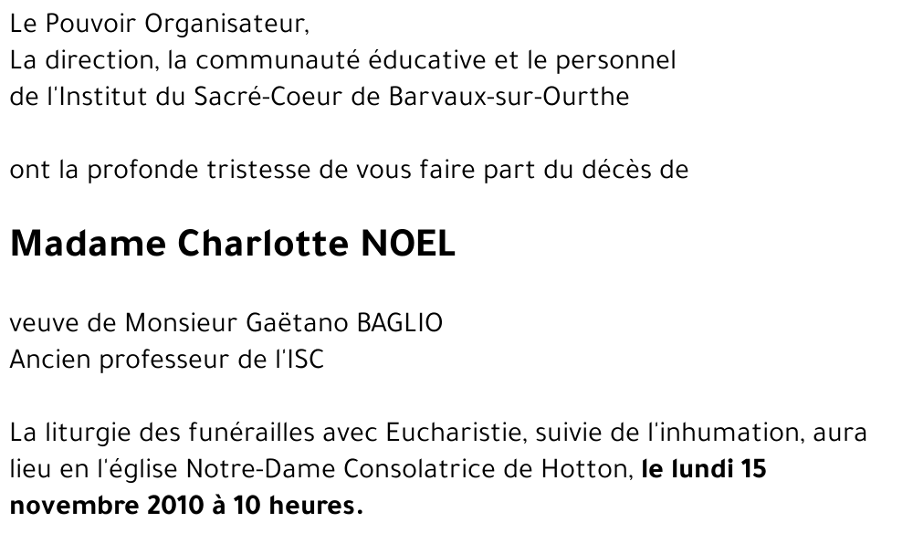 Charlotte NOEL