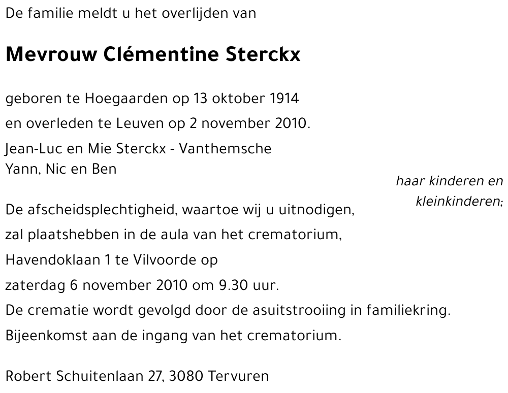 Clémentine Sterckx