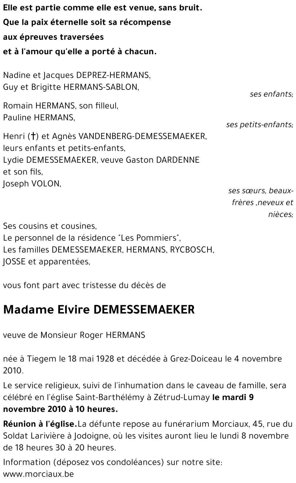 Elvire DEMESSEMAEKER