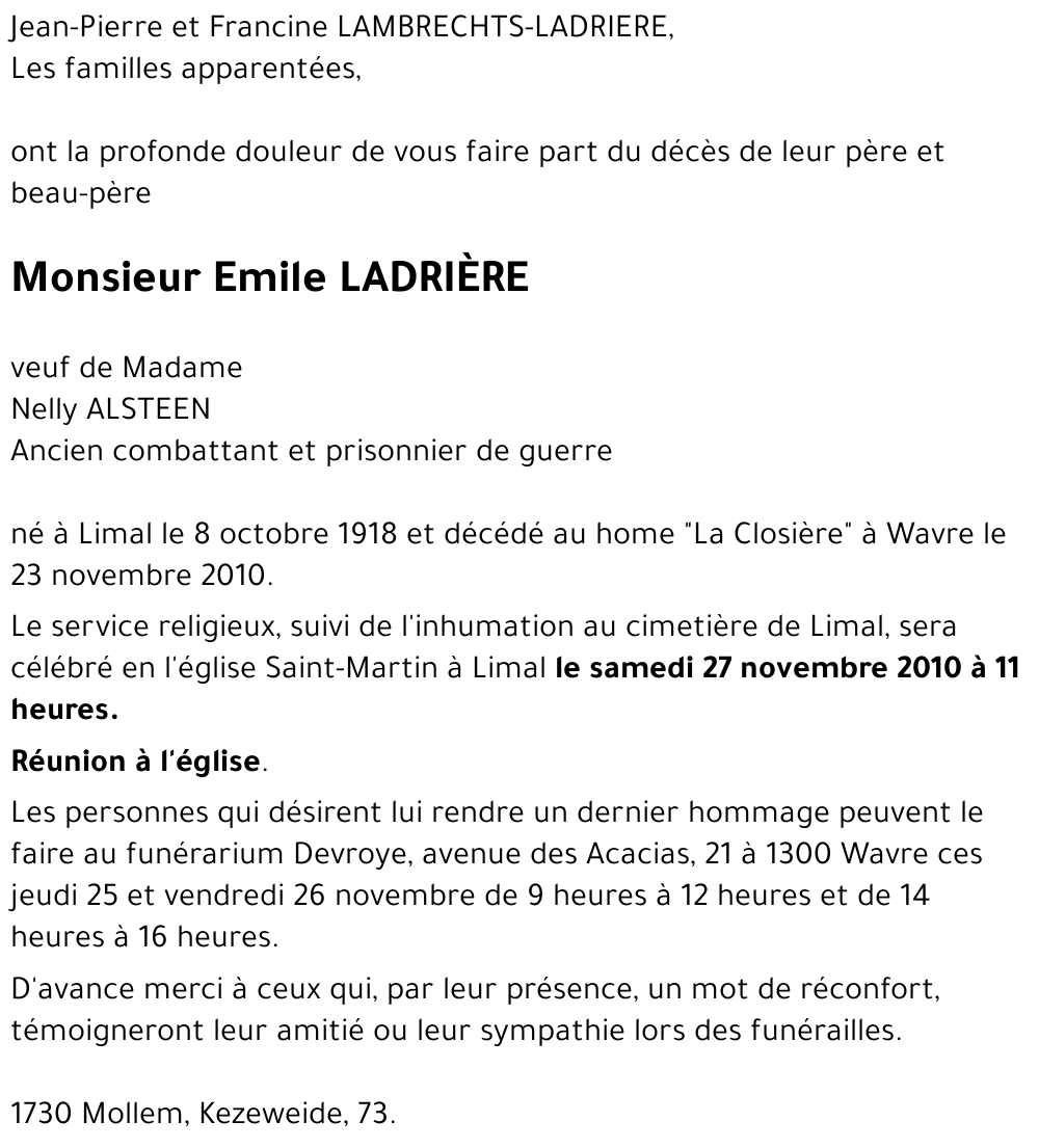 Emile Ladrière