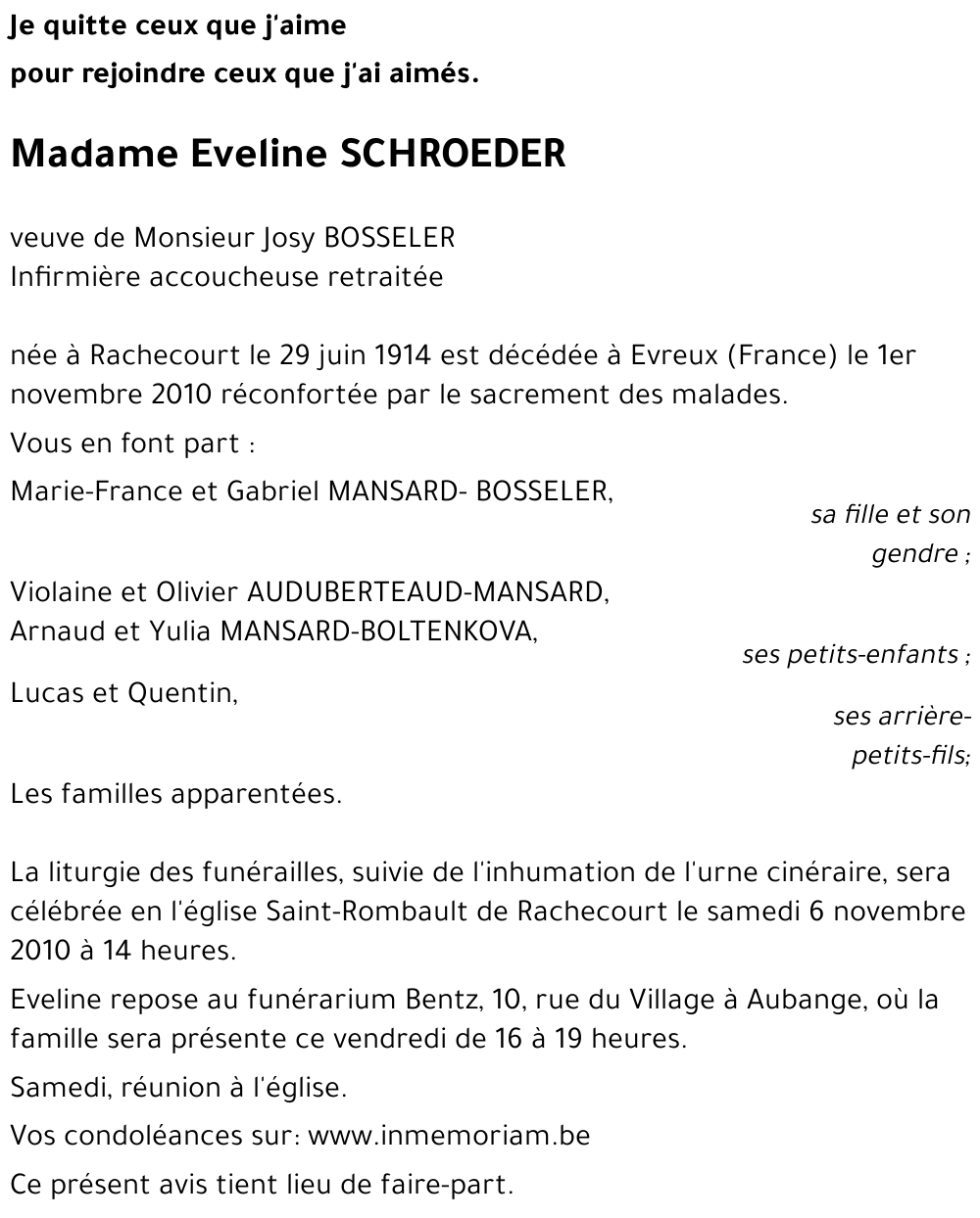 Eveline SCHROEDER