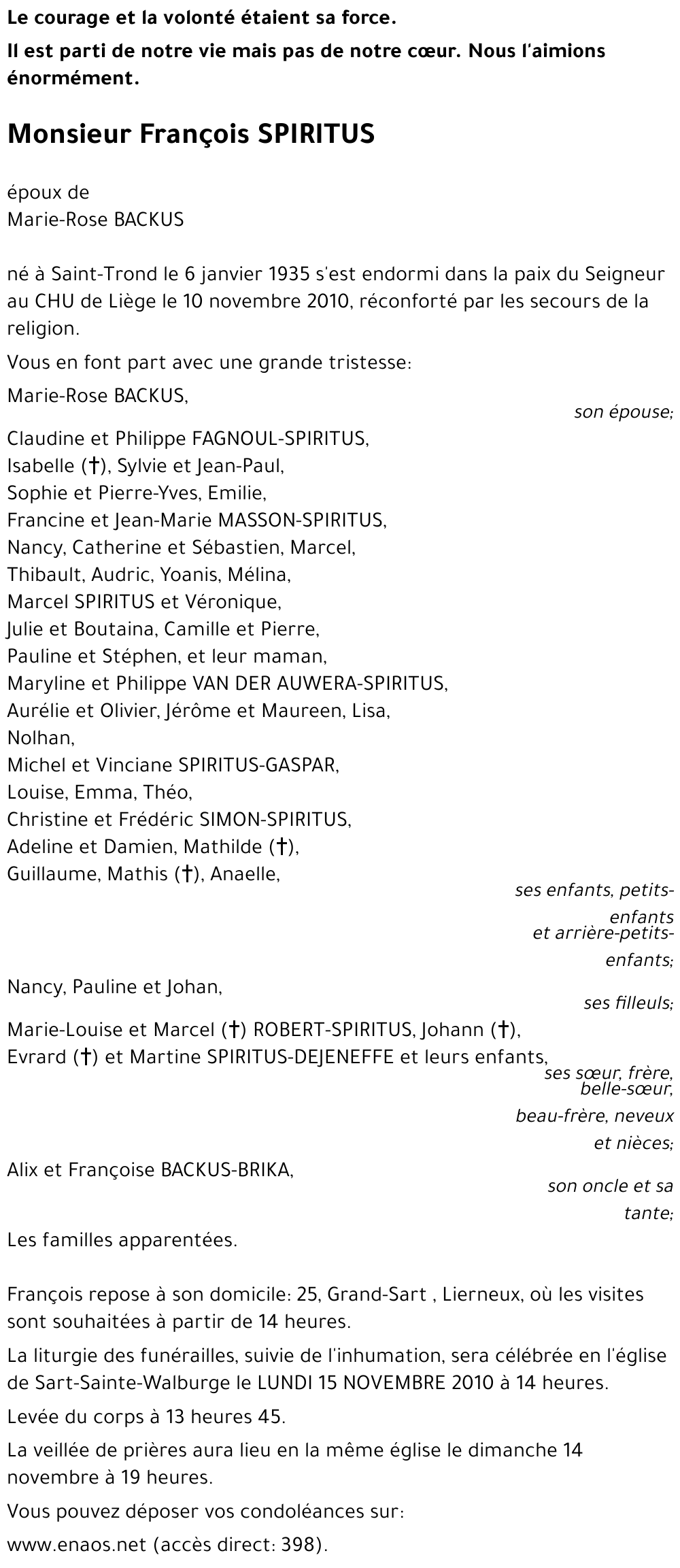 François SPIRITUS