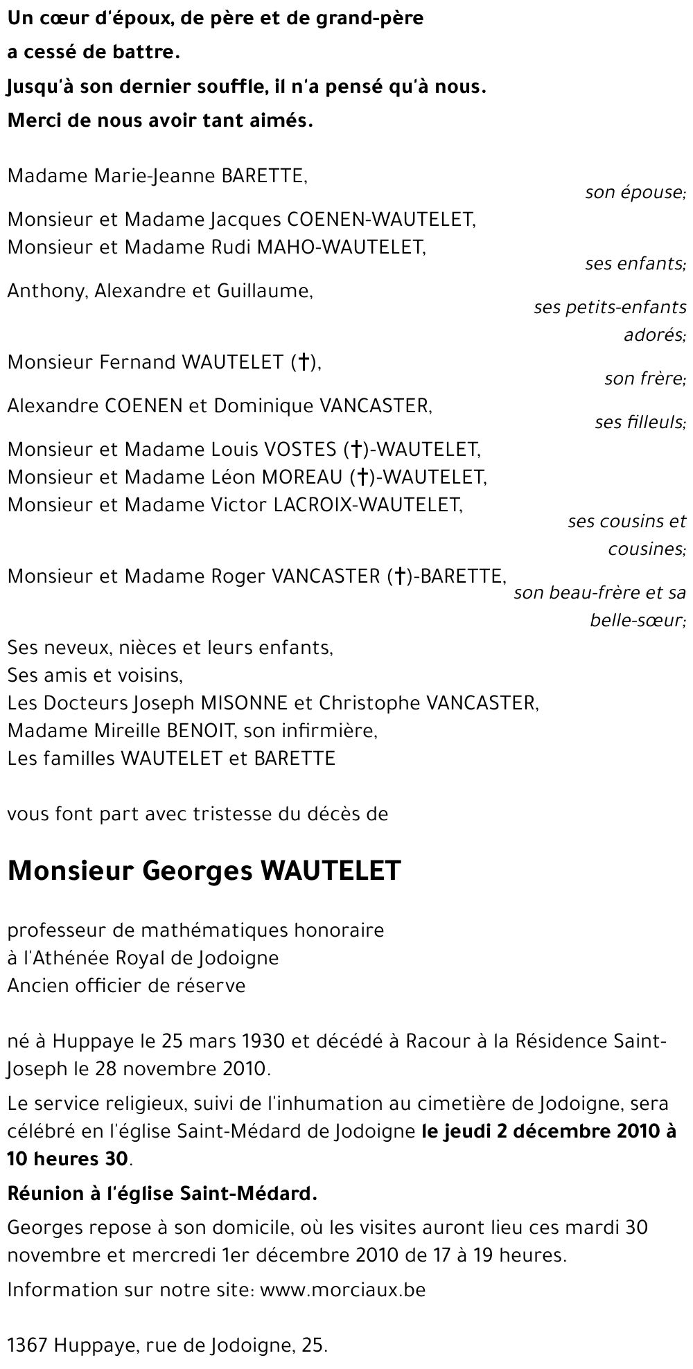 Georges WAUTELET