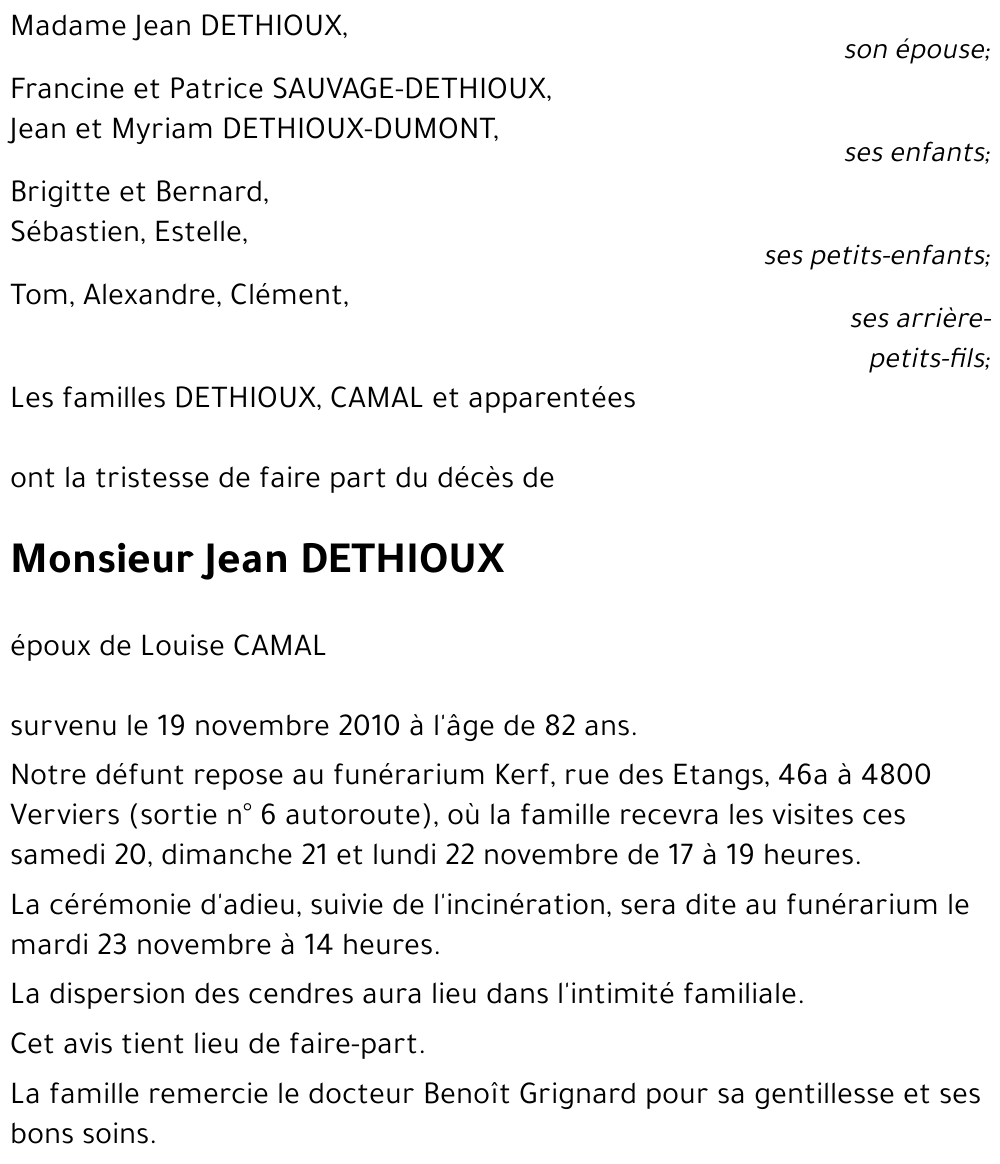 Jean DETHIOUX