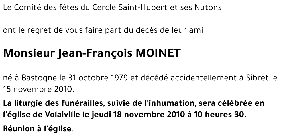 Jean-François MOINET