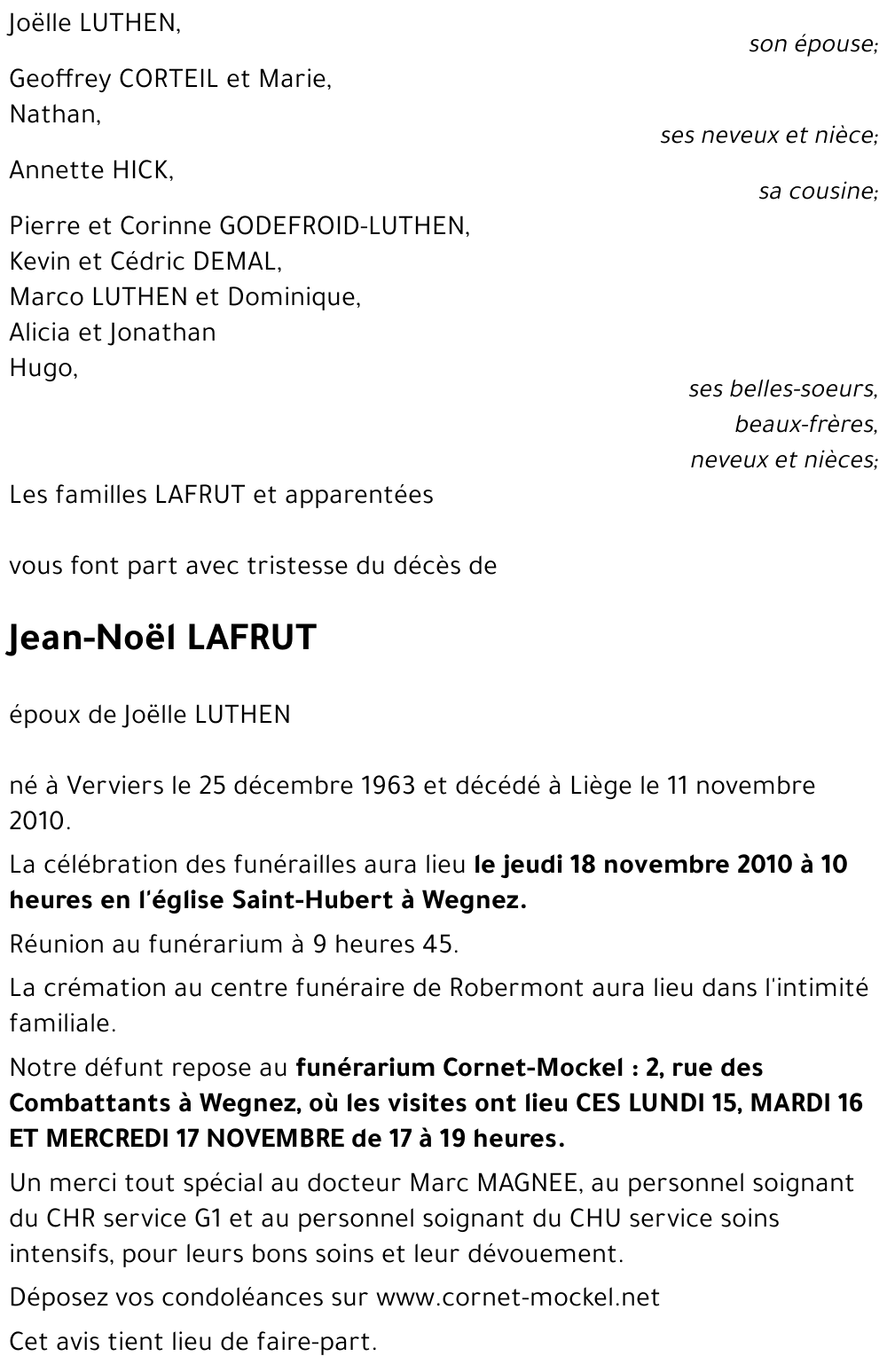 Jean-Noël LAFRUT