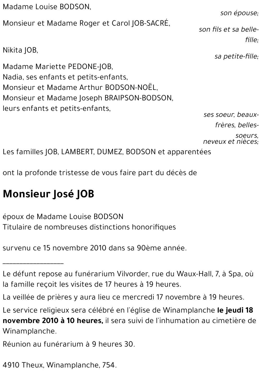 José JOB