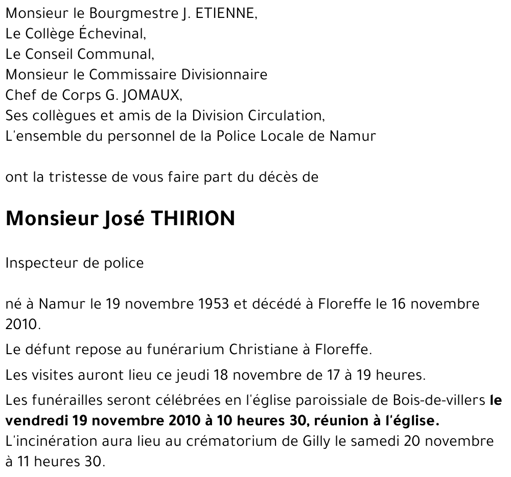 José THIRION