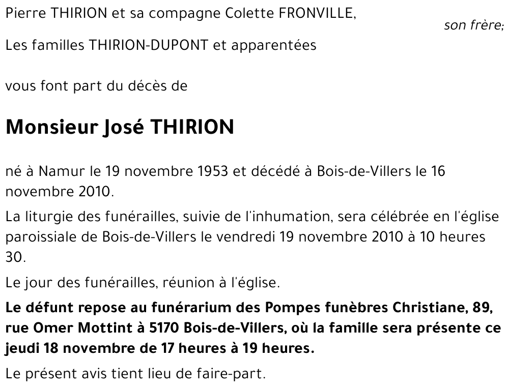 José THIRION