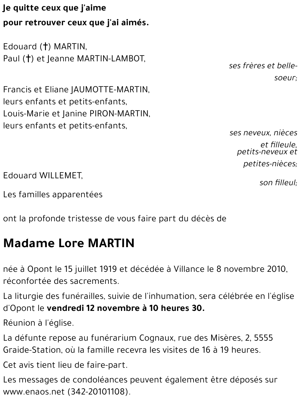 Lore MARTIN