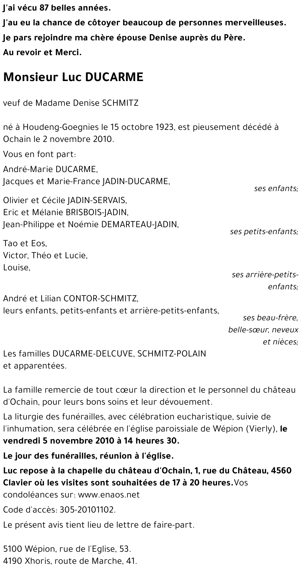Luc DUCARME