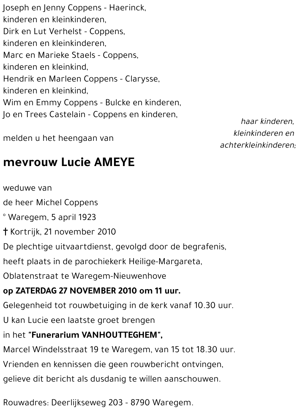 Lucie AMEYE