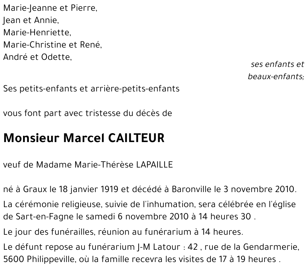 Marcel CAILTEUR