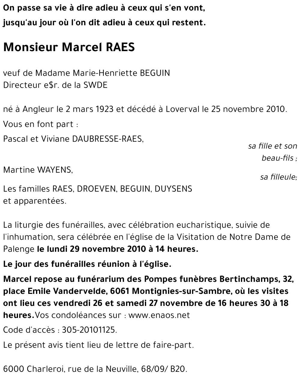 Marcel RAES