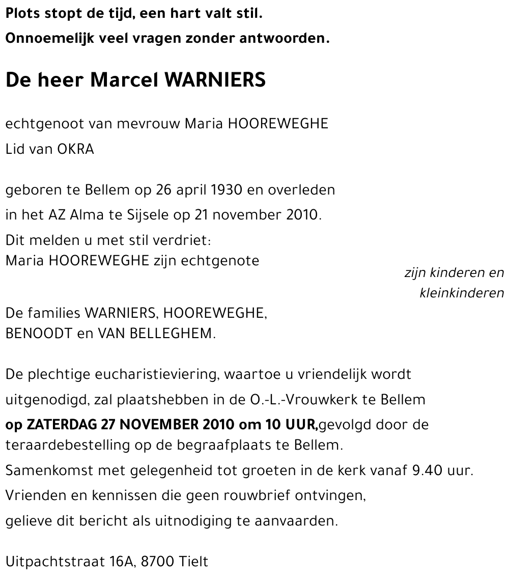 Marcel WARNIERS