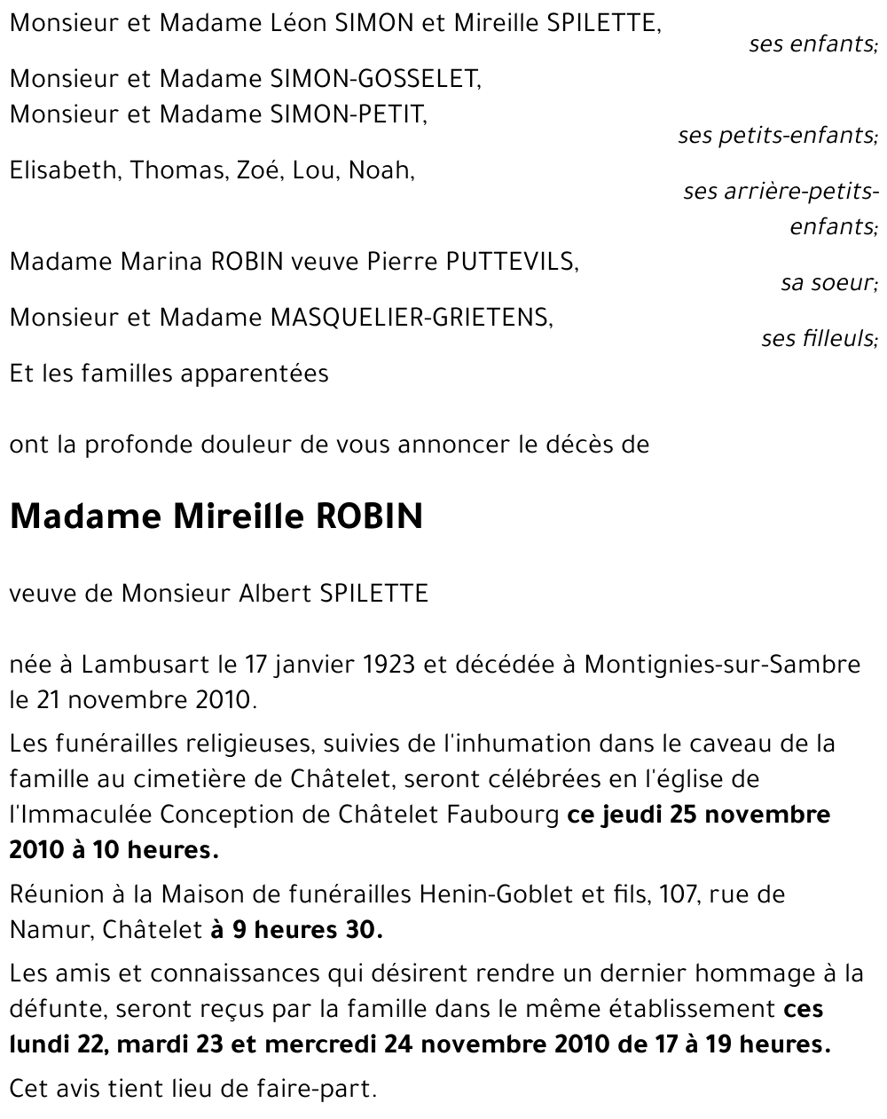 Mireille ROBIN