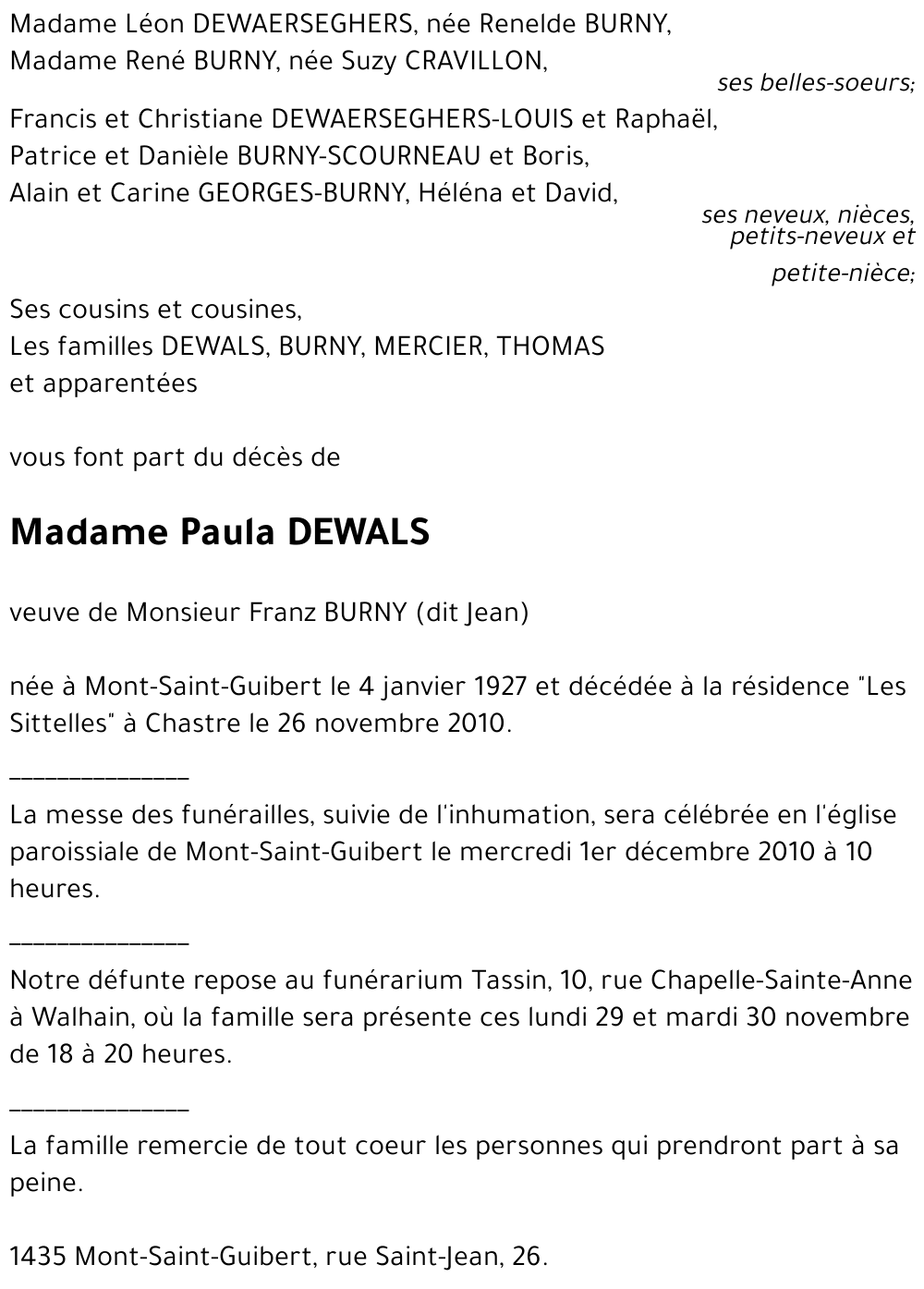 Paula DEWALS