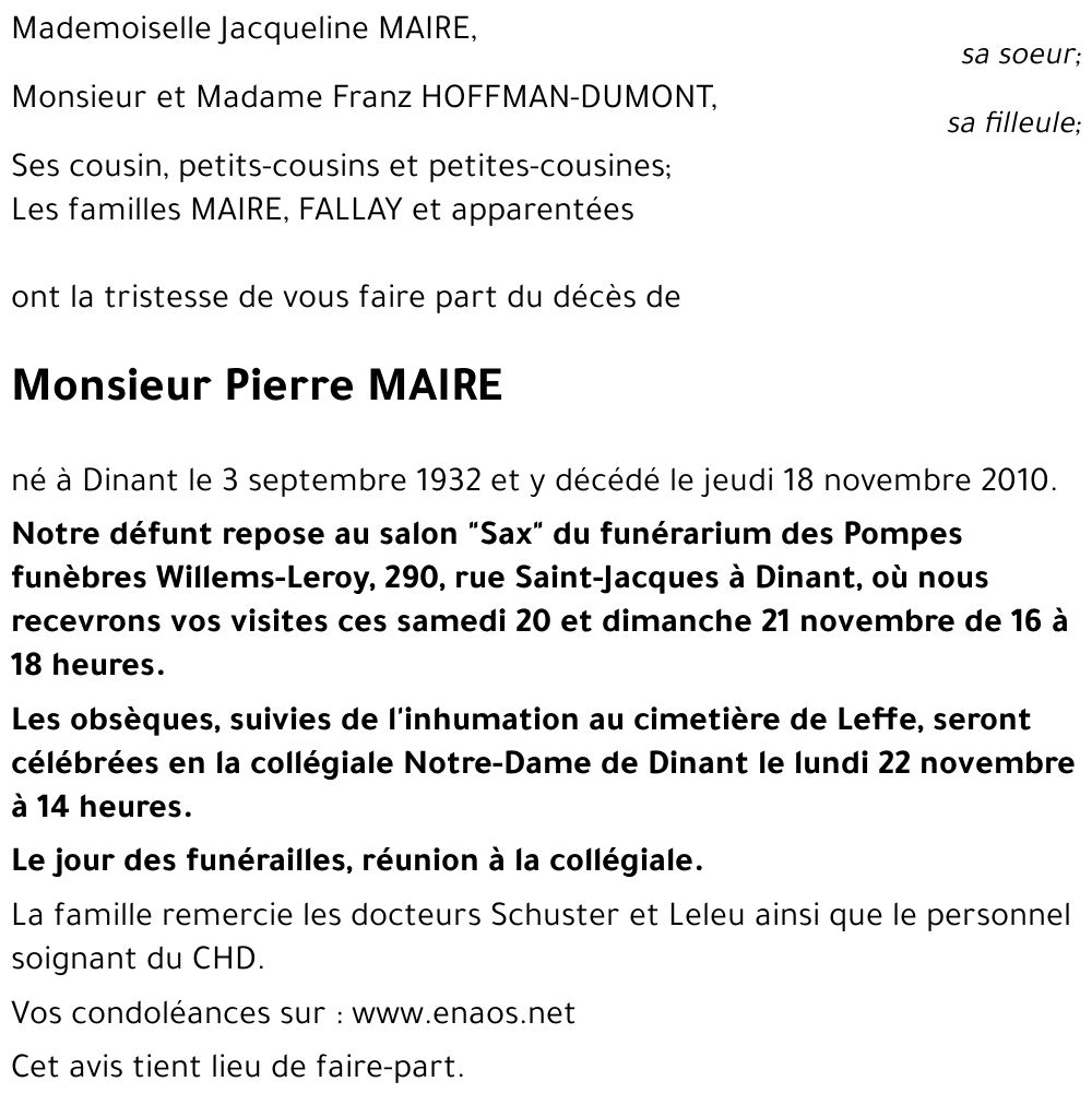 Pierre MAIRE