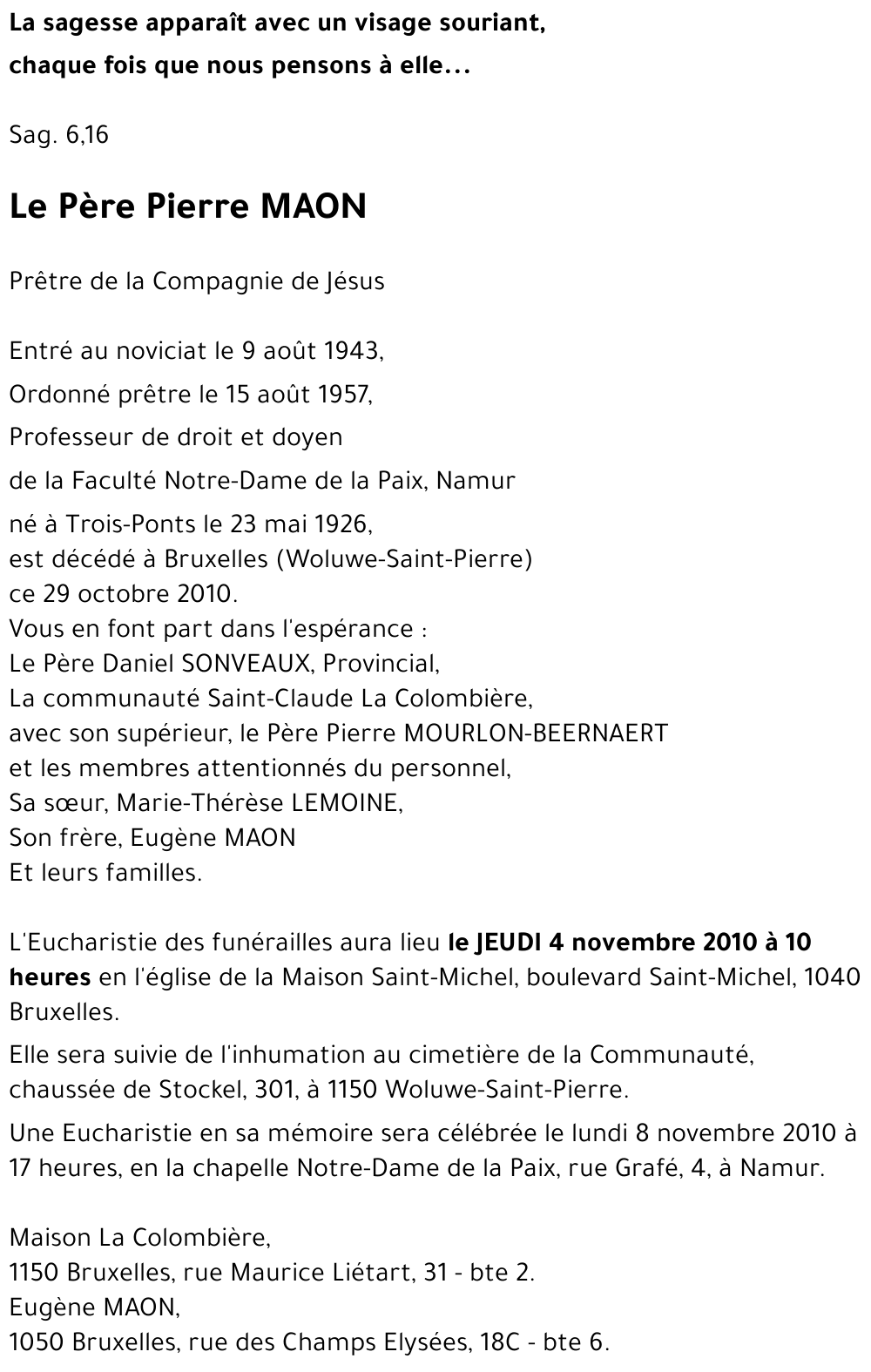 Pierre MAON