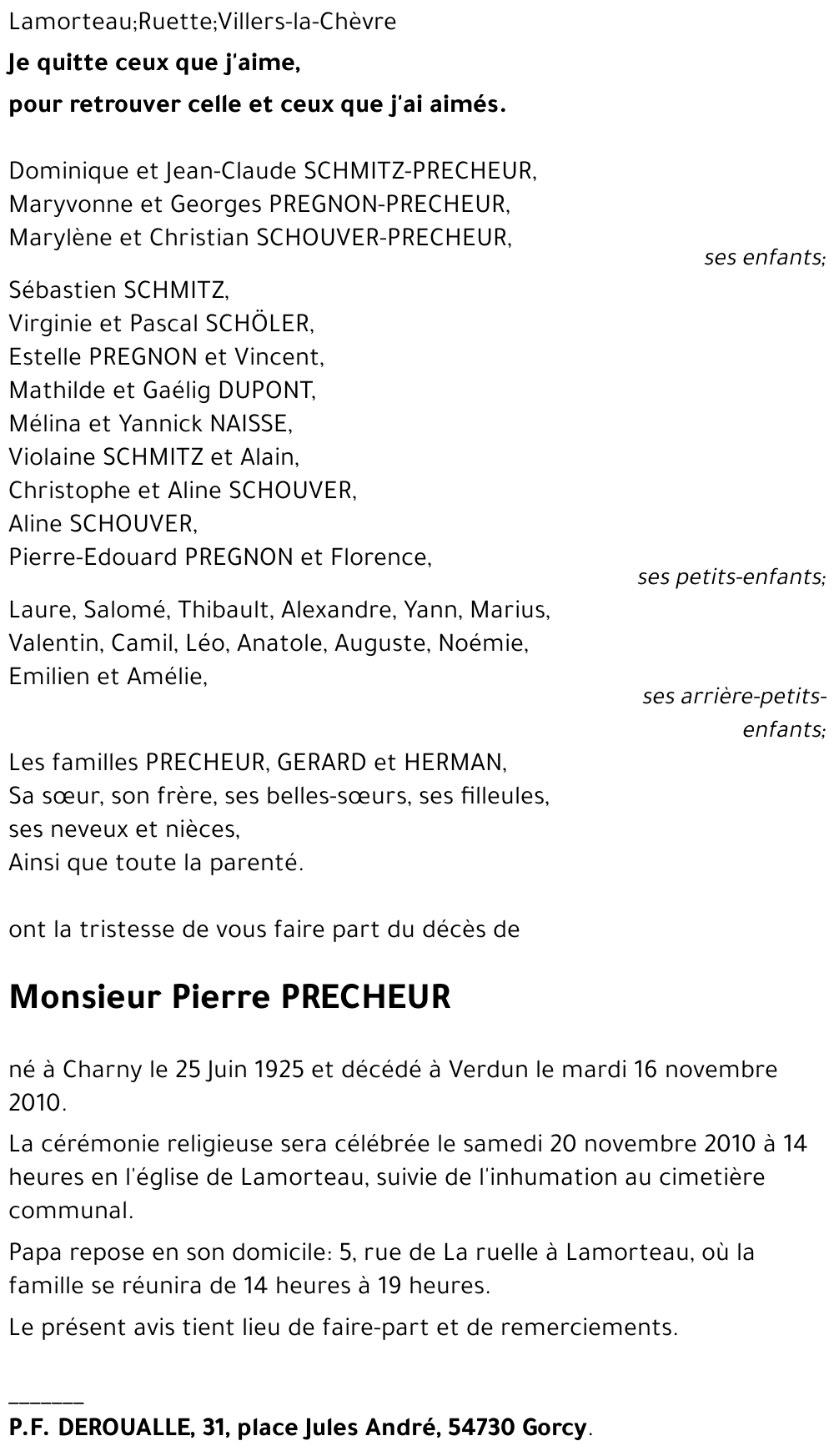 Pierre PRECHEUR