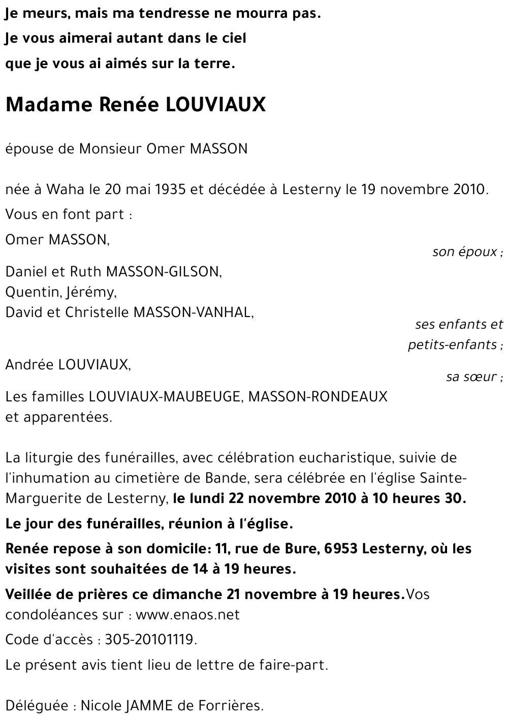 Renée LOUVIAUX