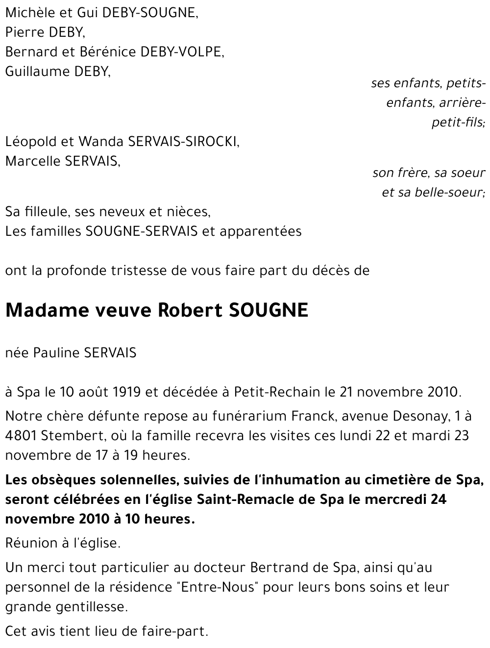 Robert SOUGNE