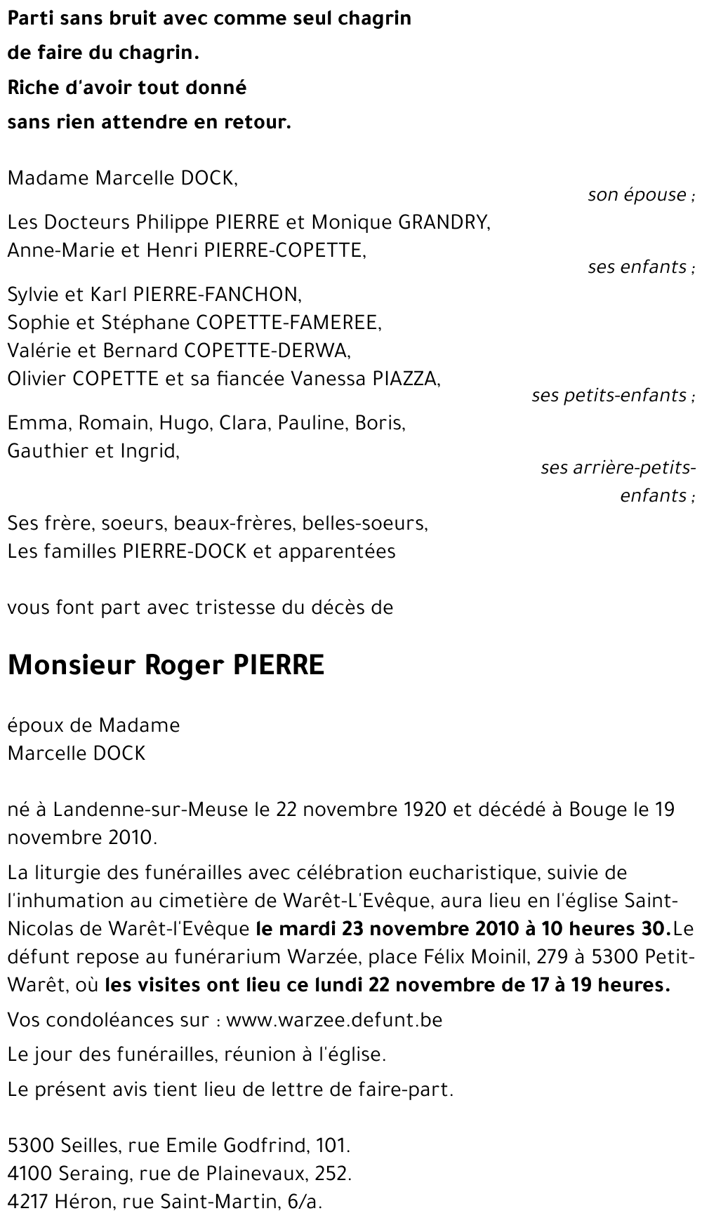 Roger PIERRE