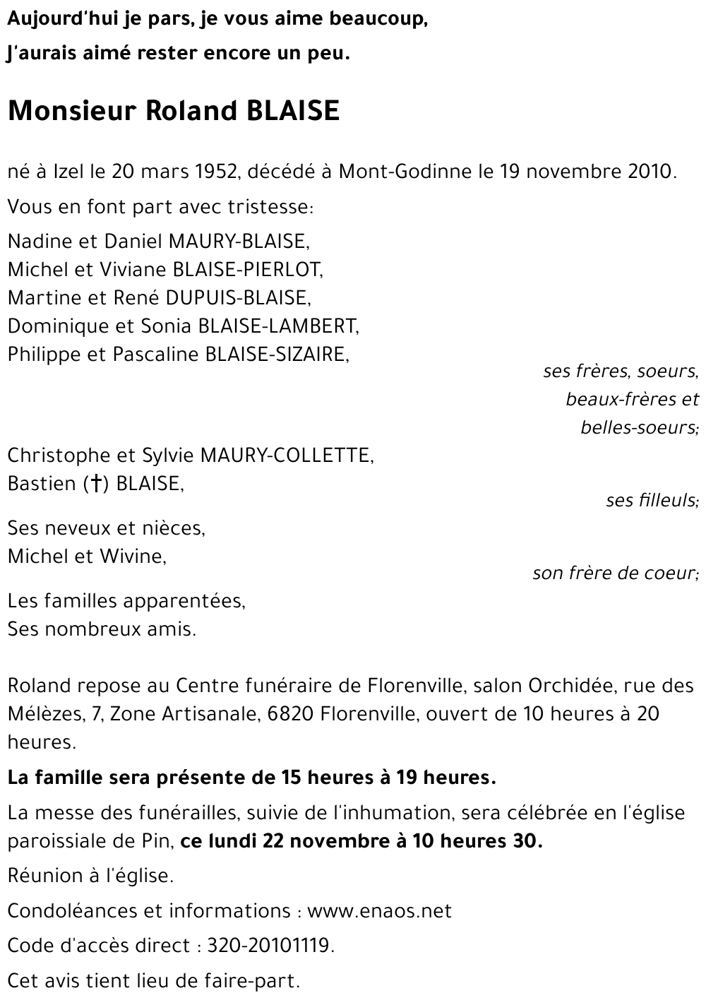 Roland BLAISE