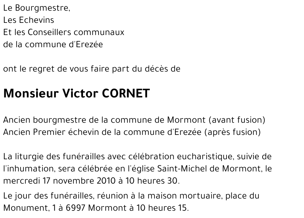 Victor CORNET