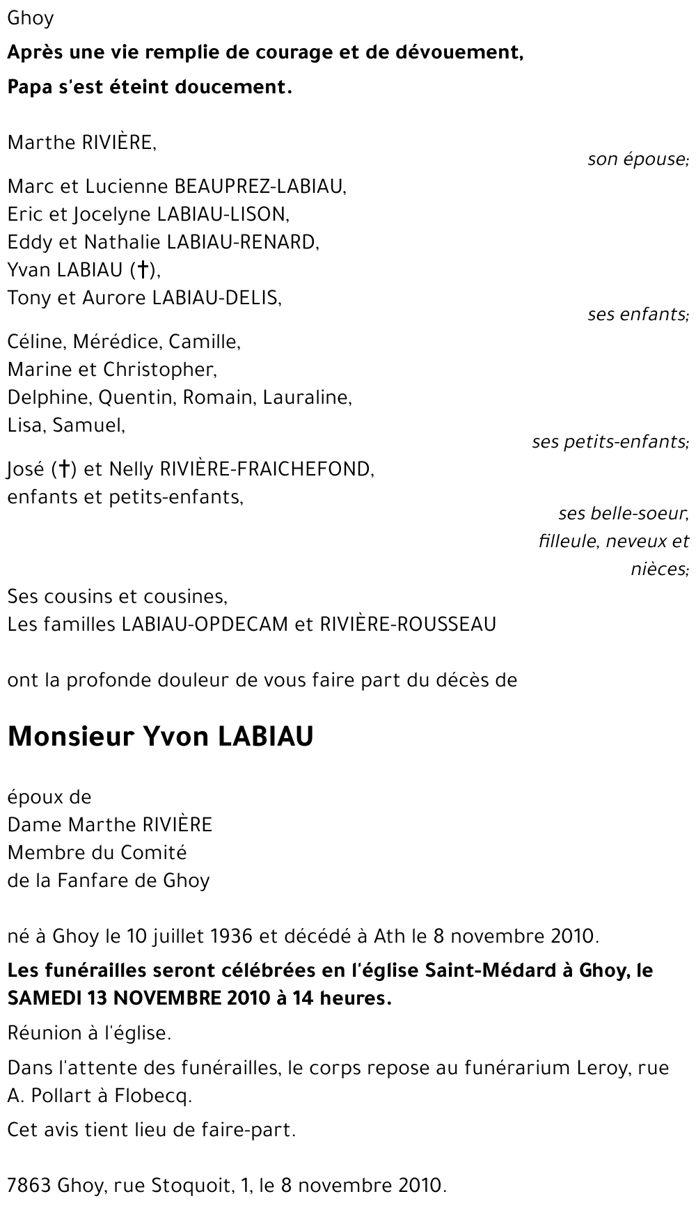 Yvon LABIAU