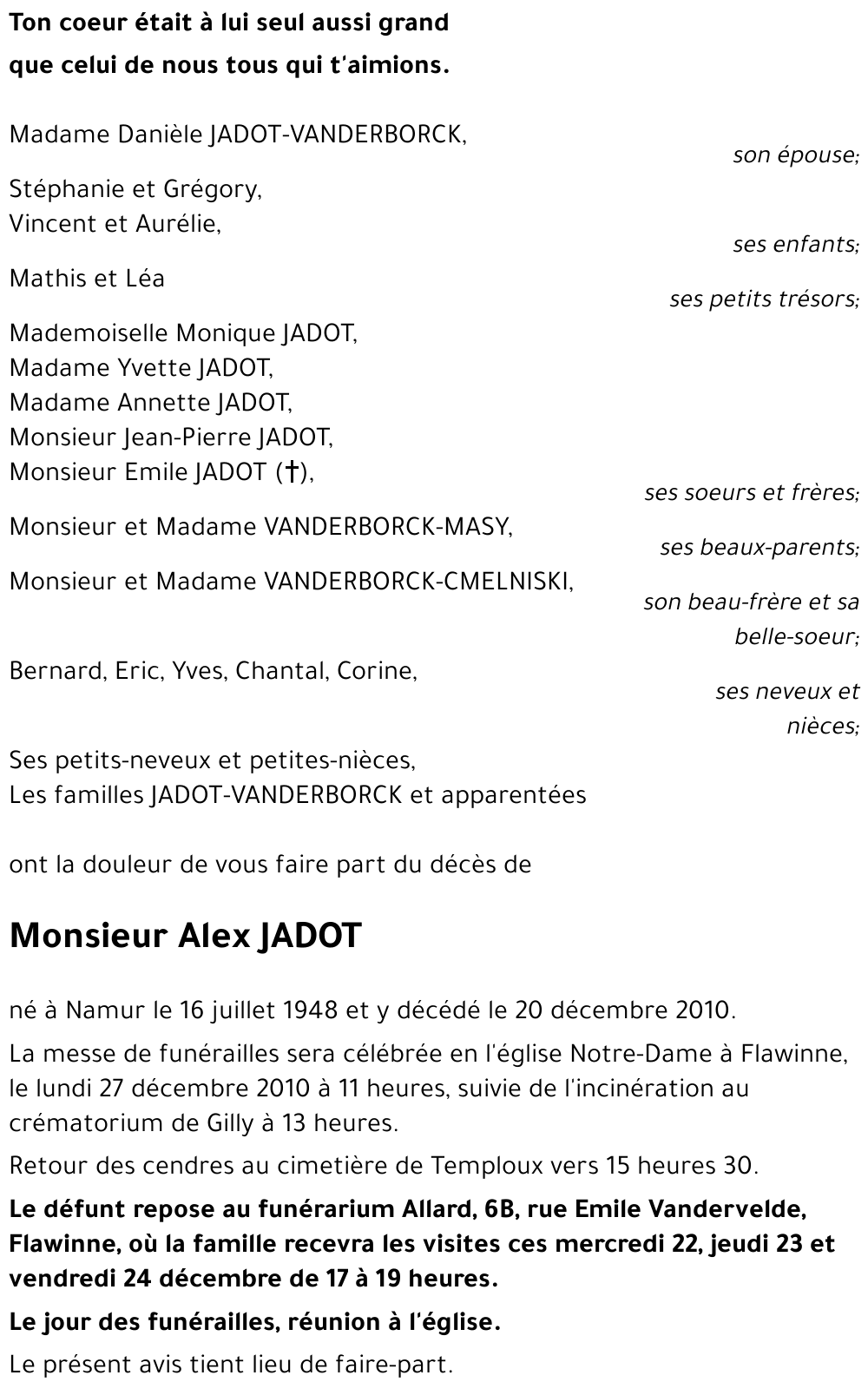 Alex JADOT