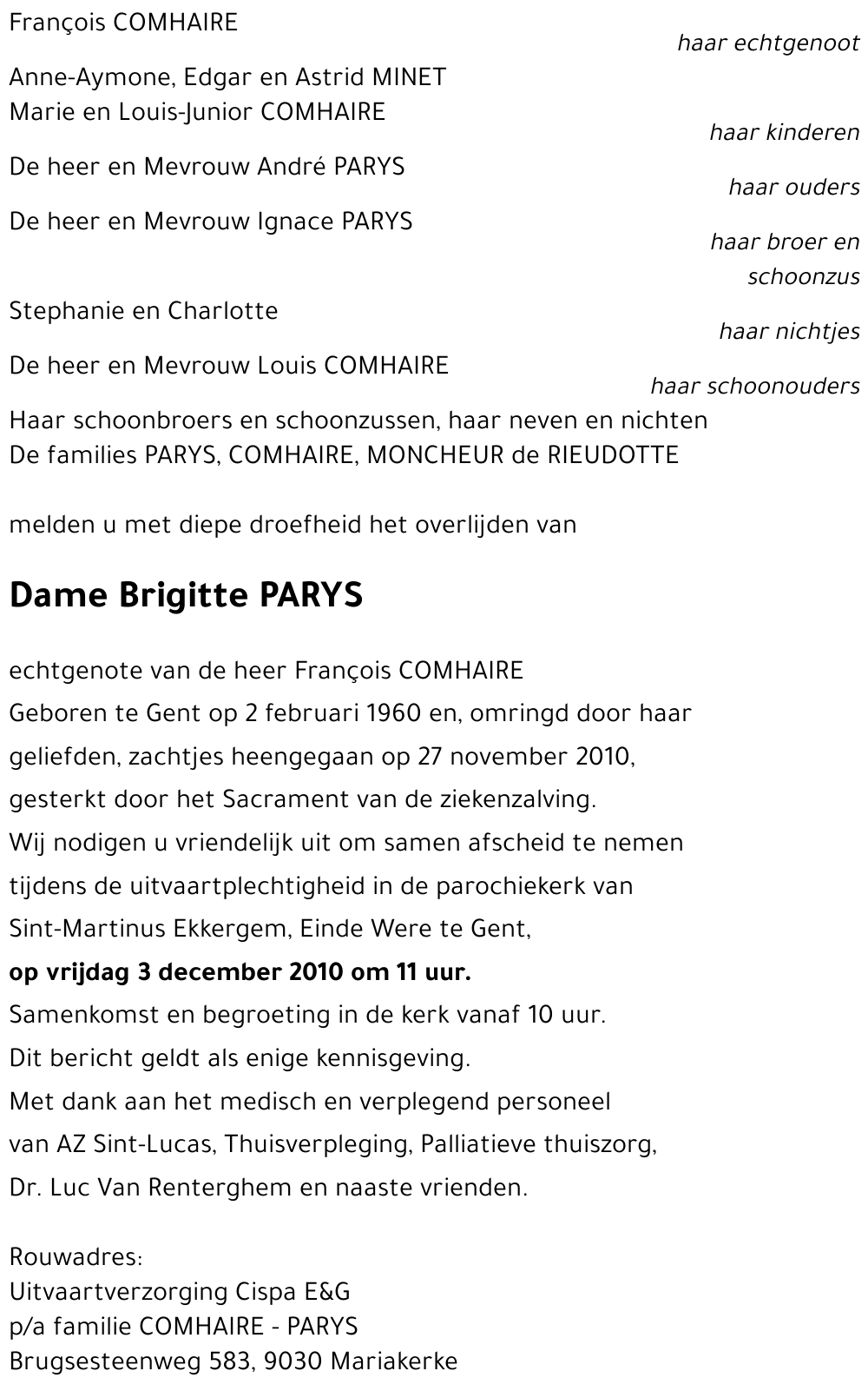 Brigitte Parys