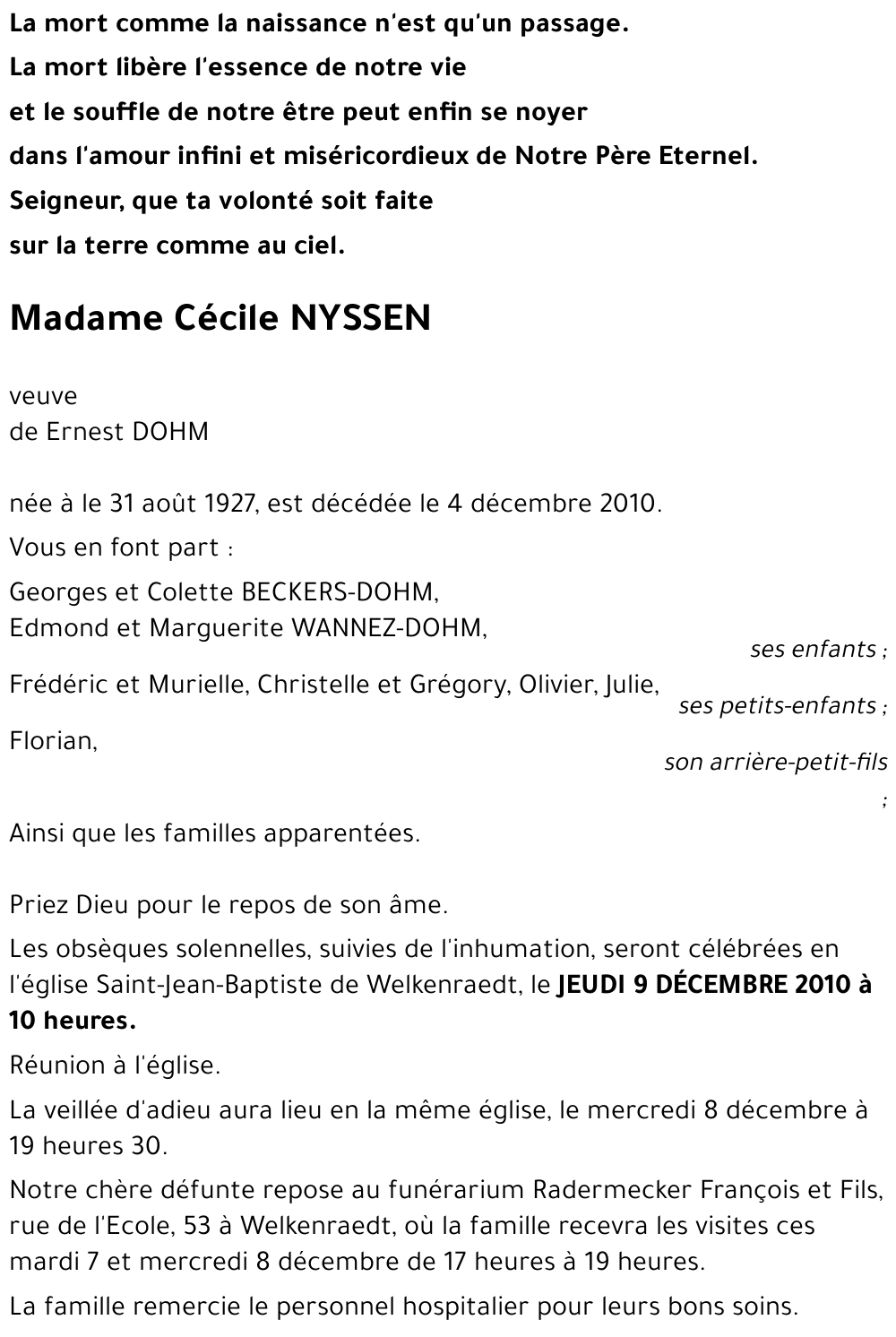 Cécile NYSSEN