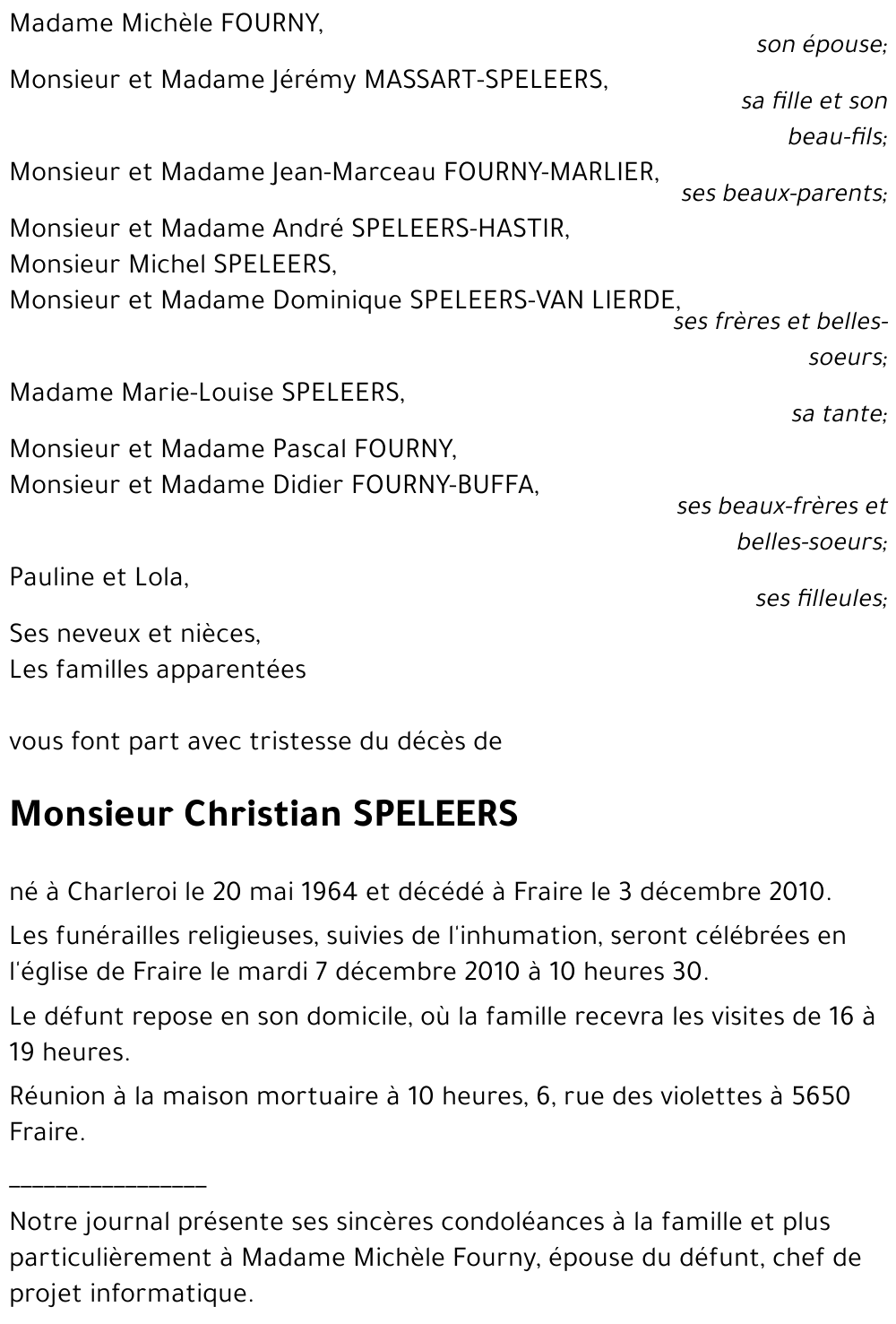 Christian SPELEERS