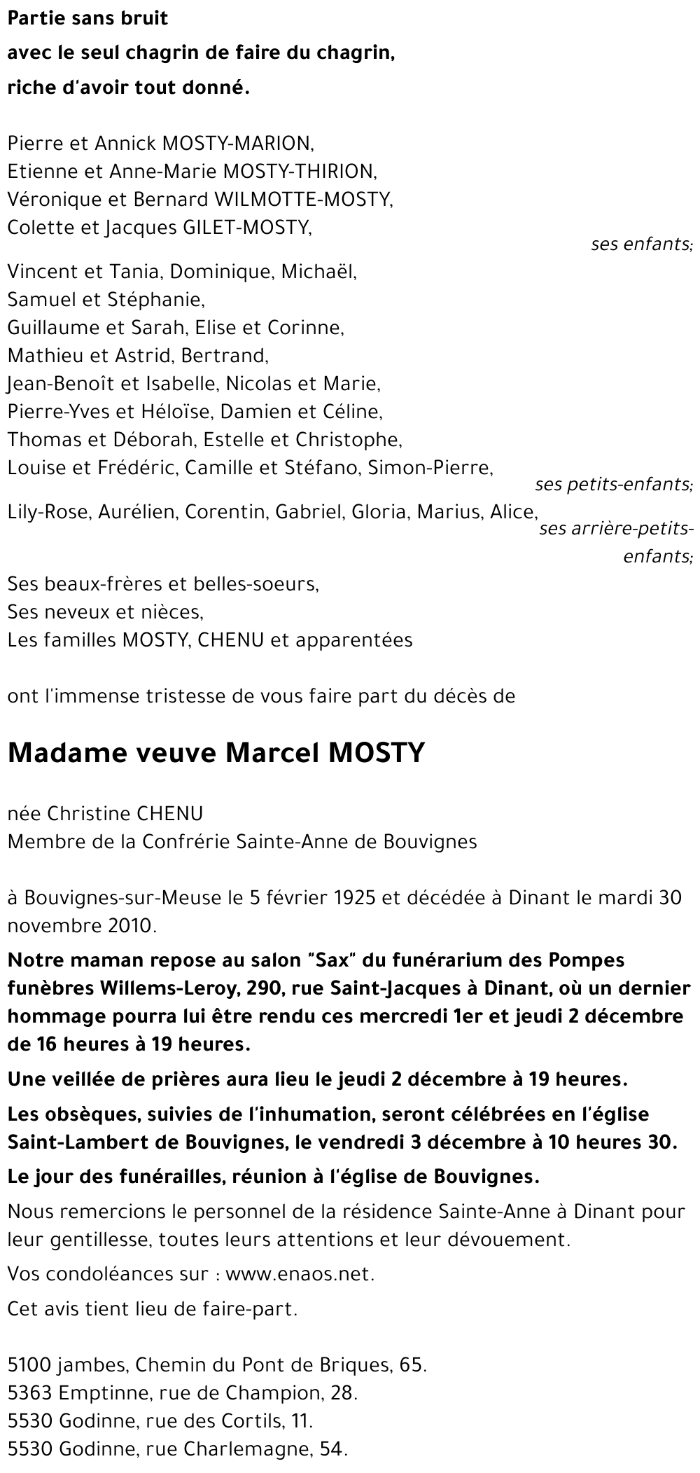 Christine CHENU