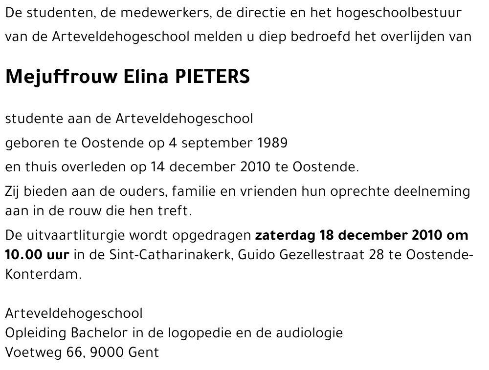 Eline PIETERS