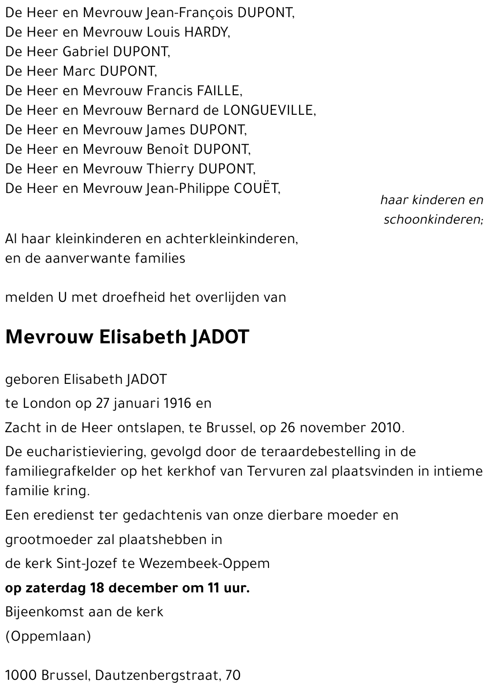 Elisabeth JADOT