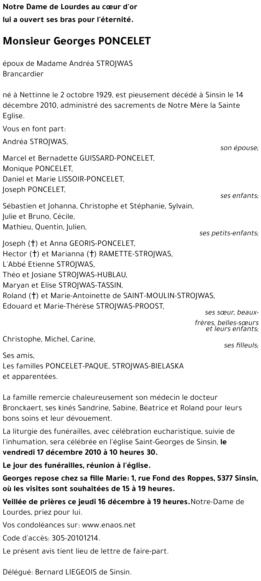 Georges PONCELET