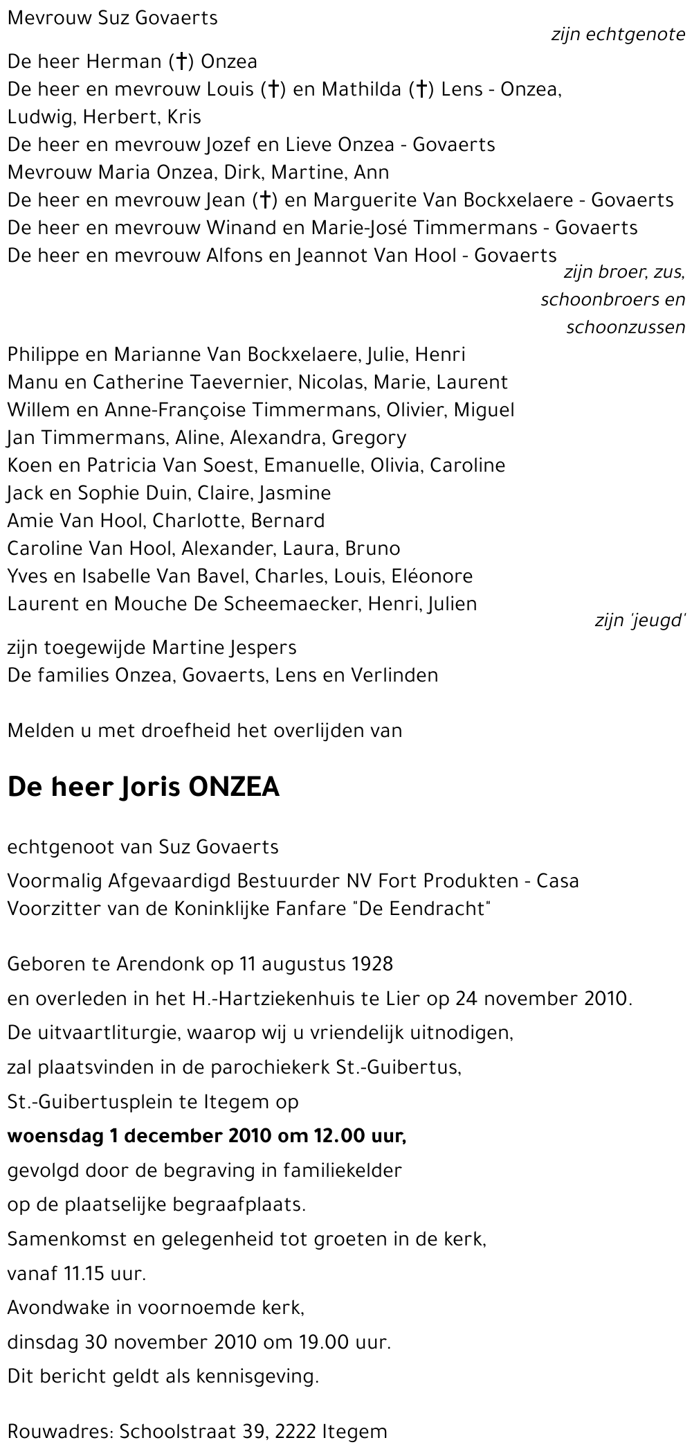 Joris ONZEA