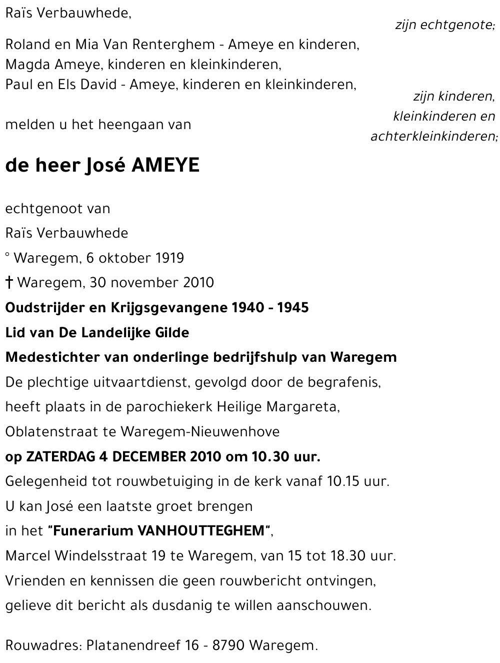 José AMEYE