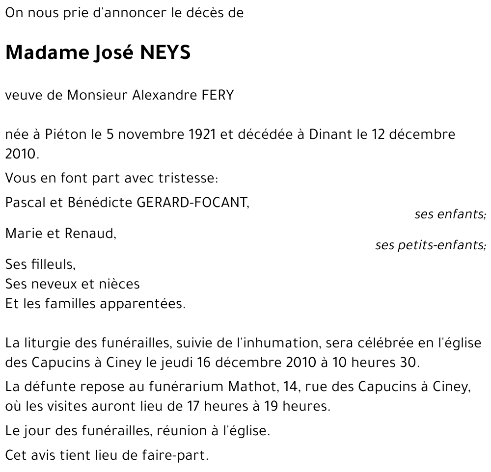 Josée NEYS