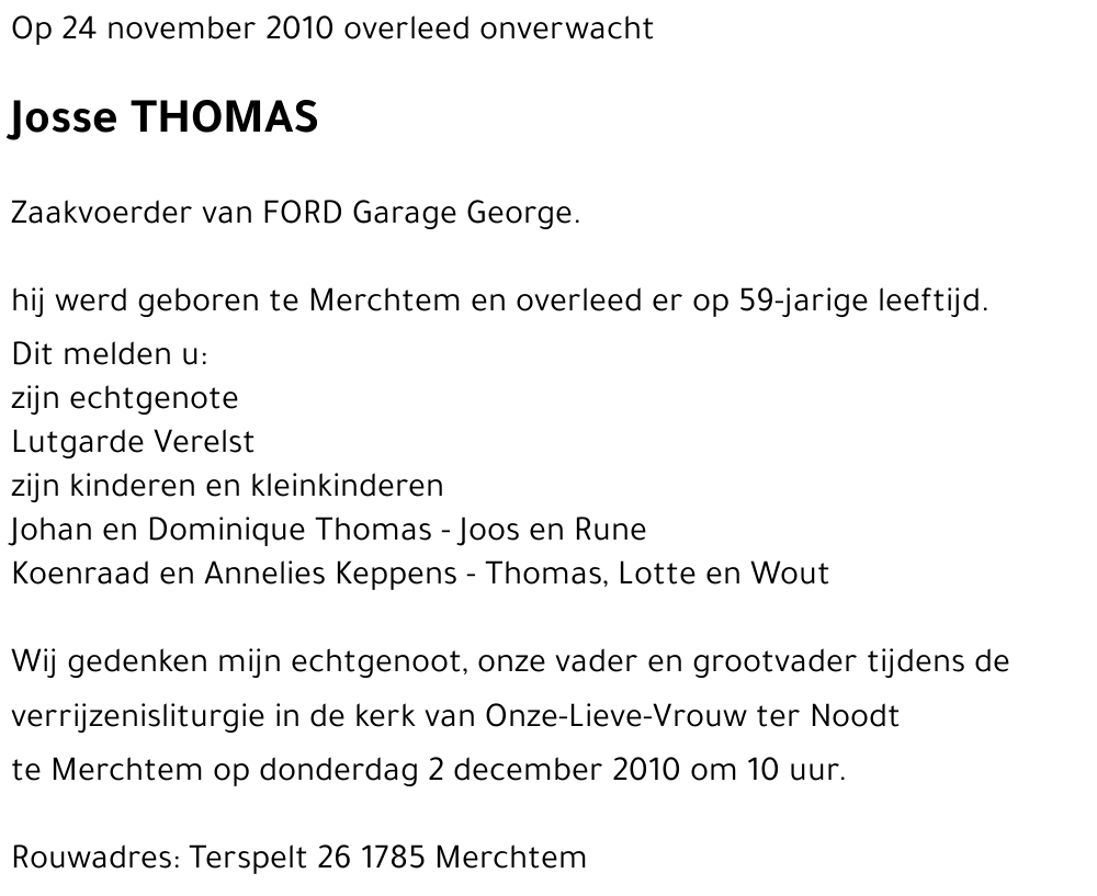 Josse THOMAS