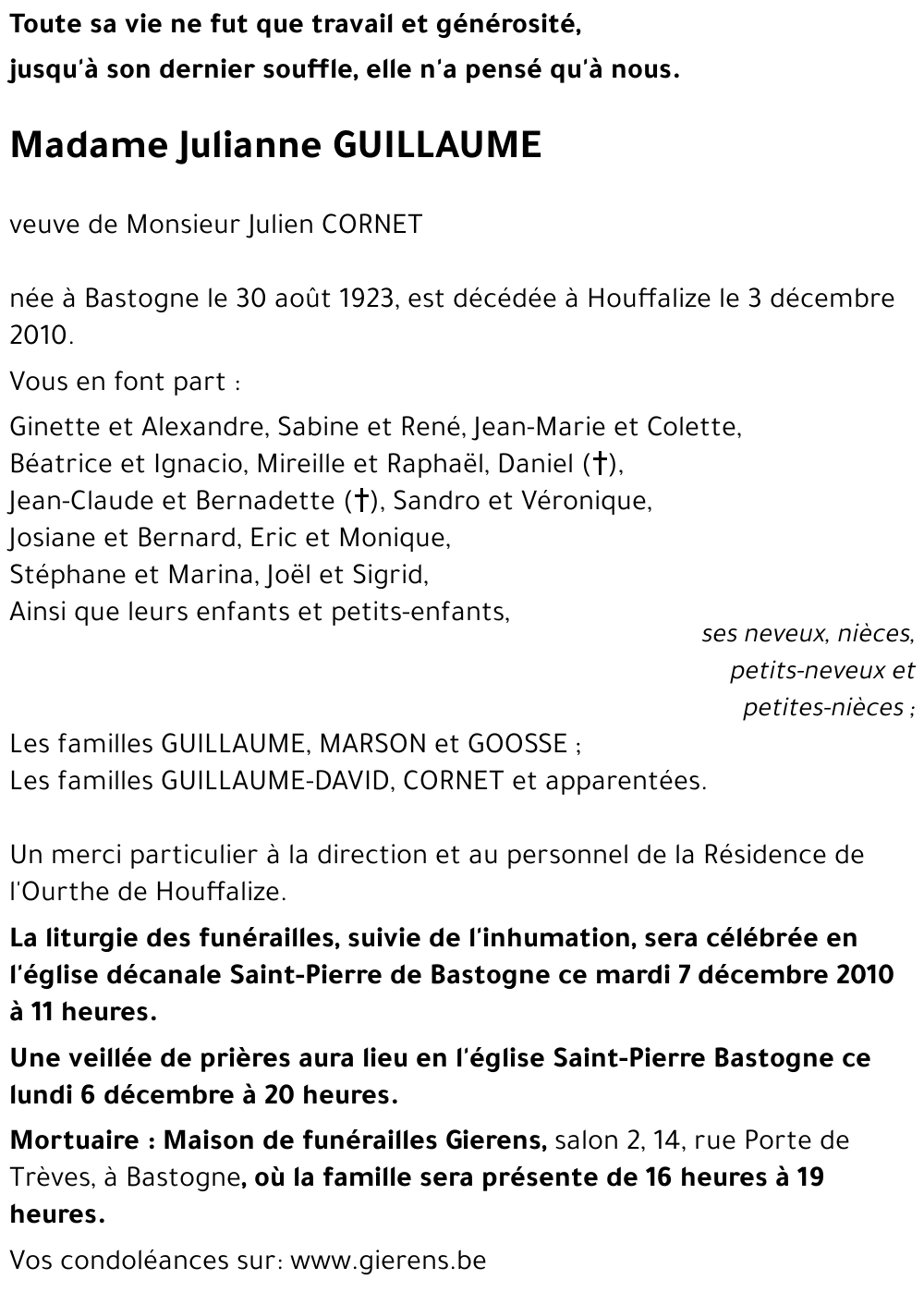 Julianne GUILLAUME