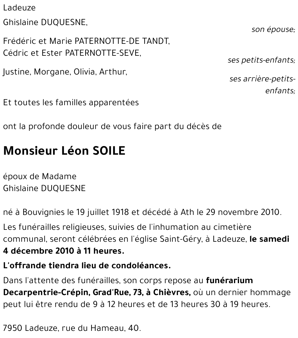 Léon SOILE