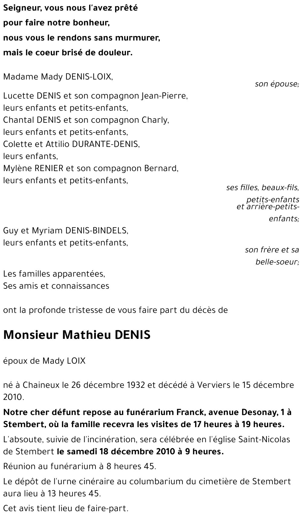 Mathieu DENIS