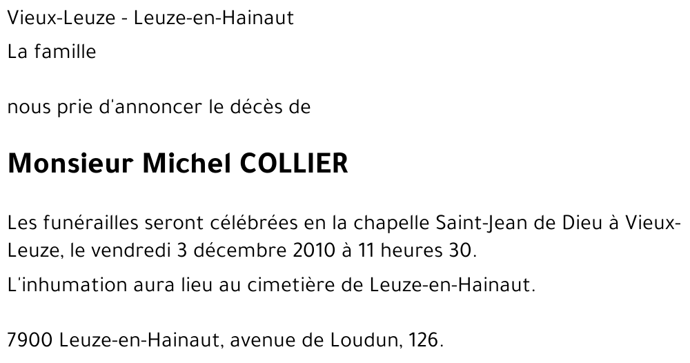 Michel COLLIER