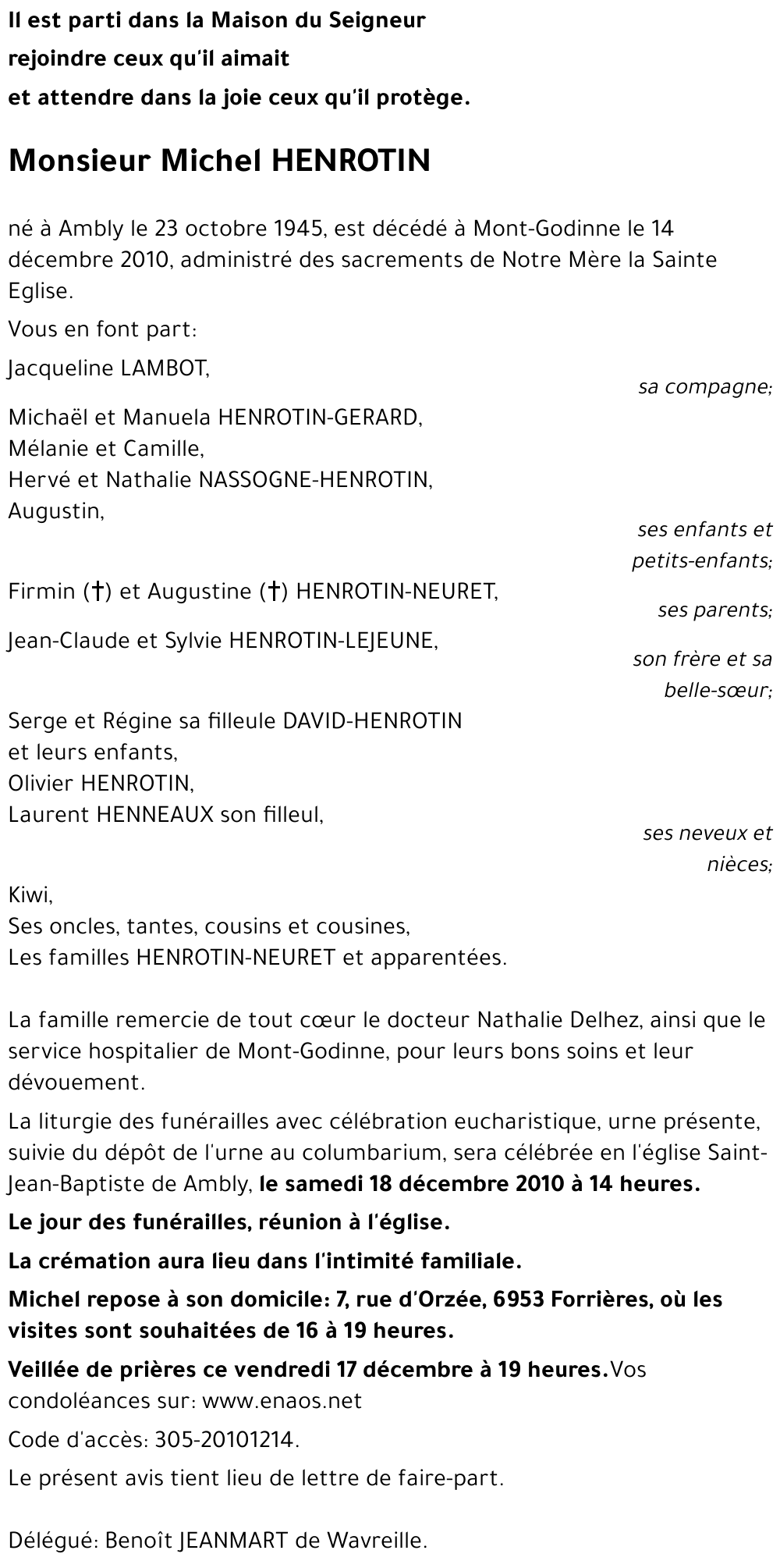 Michel HENROTIN